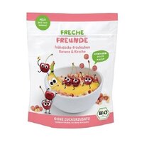 Cereale Eco pentru mic dejun cu banane si cirese, 125 gr, Freche Freunde