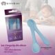 Set Lingurite din silicon, 6 luni+, Aqua Blue, Appekids 612976