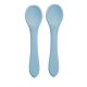 Set Lingurite din silicon, 6 luni+, Aqua Blue, Appekids 612975