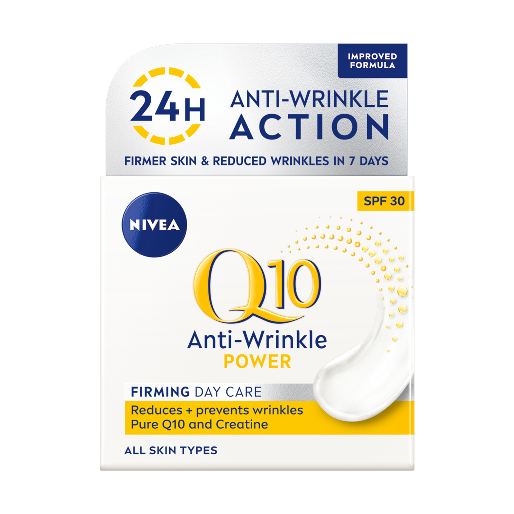 Crema de zi antirid cu coenzima Q10, SPF30, 50 ml, Nivea