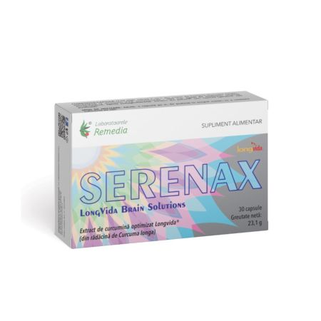 REMEDIA SERENAX LONGVIDA CURCUMIN 30 CPS