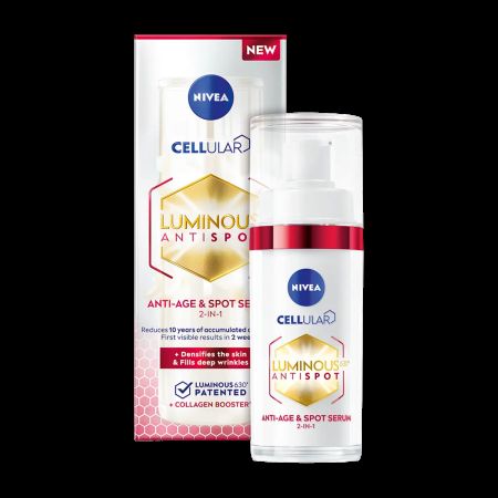 Ser pentru ten, anti pete si anti age, 30 ml, Nivea