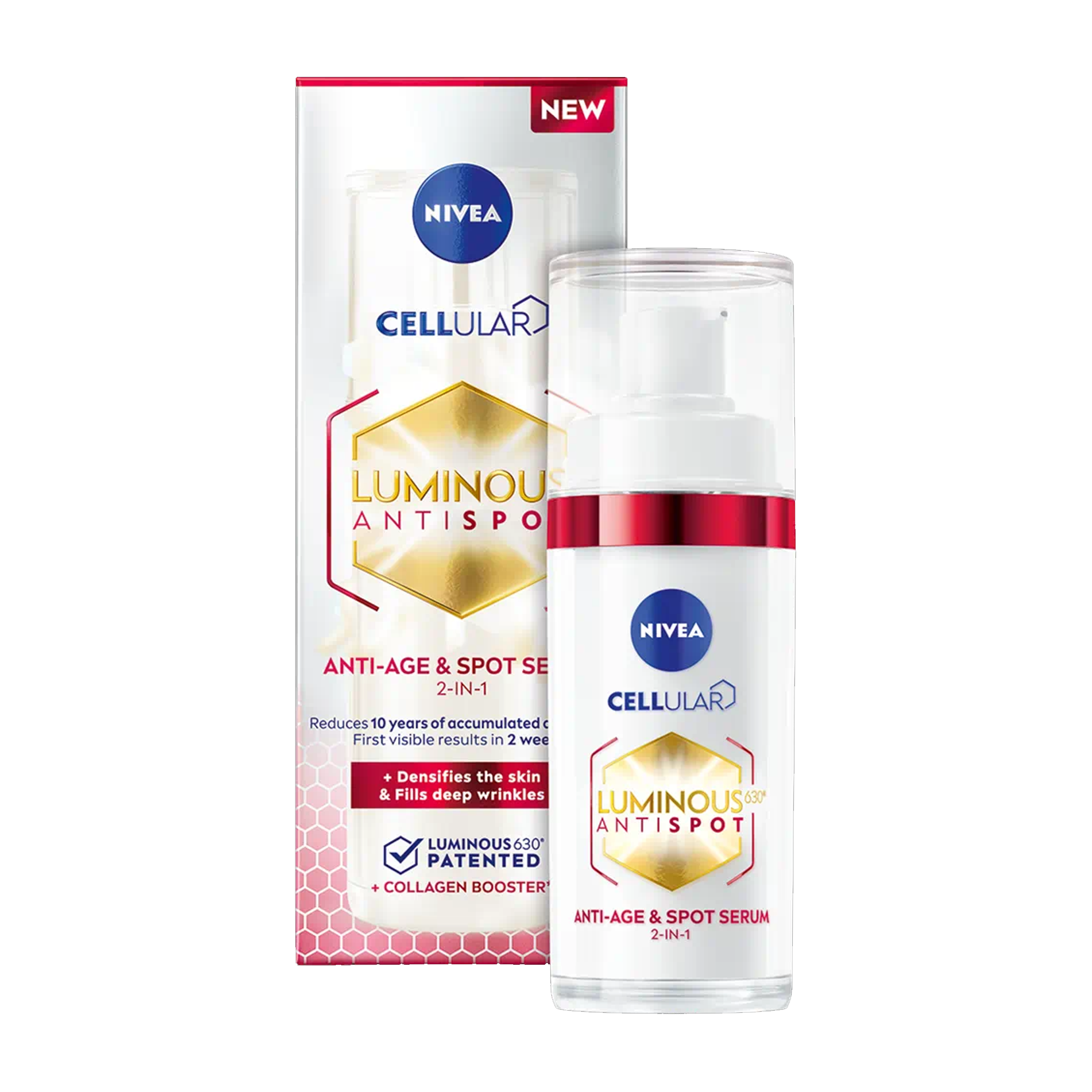 Serum anti-rid si anti-pete pigmentare Luminous630, 30ml, Nivea