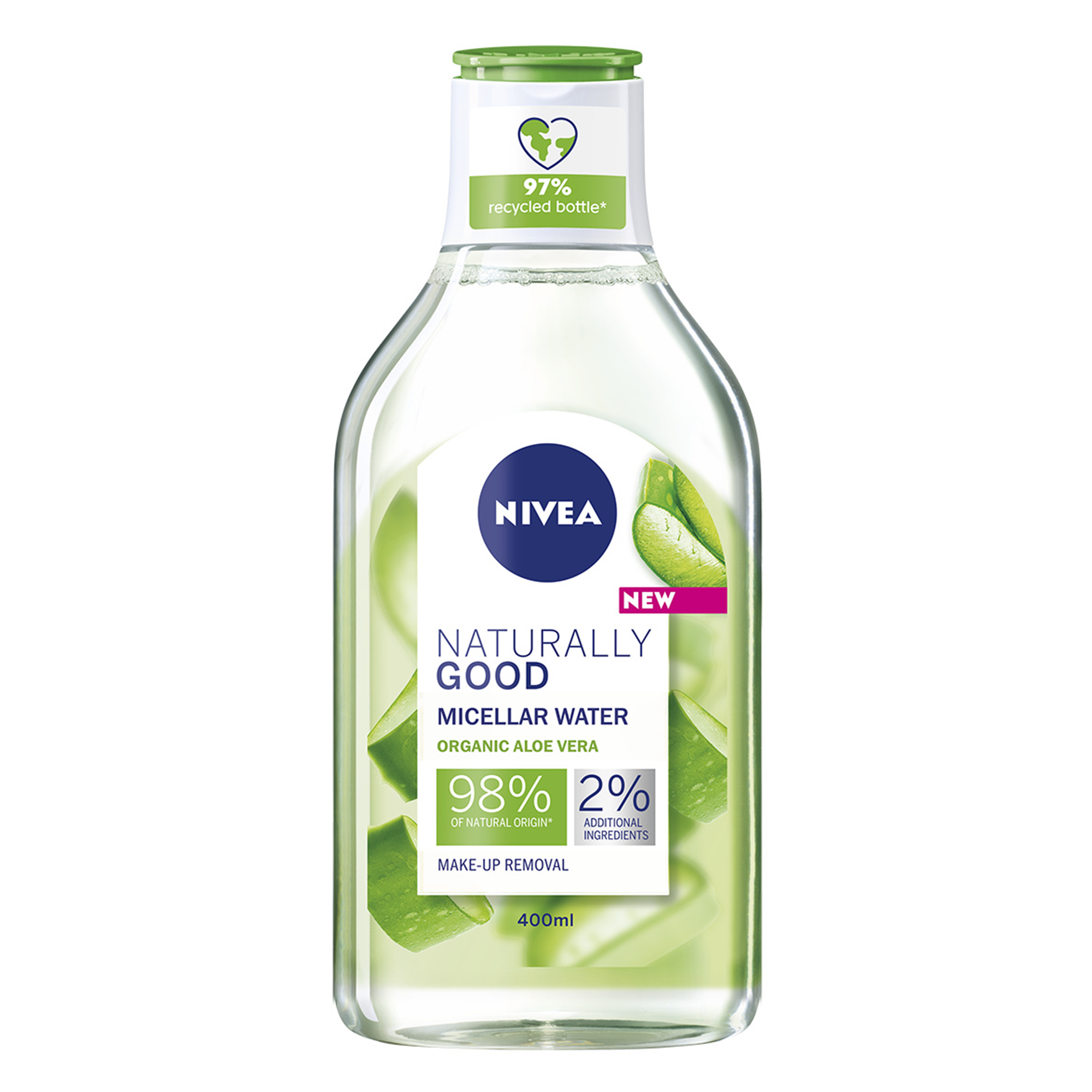 Apa micelara Naturally Good, 400 ml, Nivea