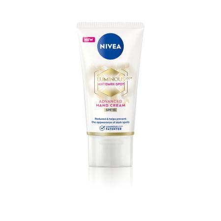 Crema de maini anti pete SPF 15 Luminous, 50 ml, Nivea