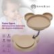 Farfurie din silicon cu ventuza Panda, 6 luni+, Bubble Beige, Appekids 612687