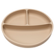 Farfurie compartimentata din silicon cu ventuza, 6 luni+, Bubble Beige, Appekids 612719