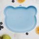 Farfurie din silicon cu ventuza The Little Bear, 6 luni+, Aqua Blue, Appekids 612769