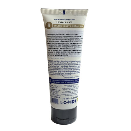 Crema de maini Golden Honey & Argan Oil, 75 ml, Blue Scents 776748