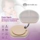 Farfurie compartimentata din silicon cu ventuza si capac, 6 luni+, Bubble Beige, Appekids 612803