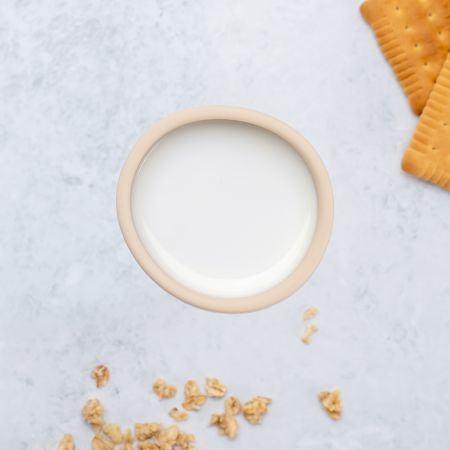 Pahar din silicon, 6 luni+, Bubble Beige, Appekids 612909
