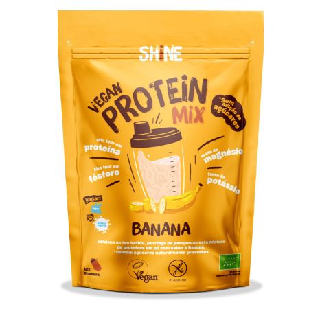 SHINE SHAKE PROTEIC CU BANANE 250 GR BIO* 11288