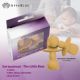 Set Tacamuri din silicon The Little Bear, 6 luni+, Honey, Appekids 613085