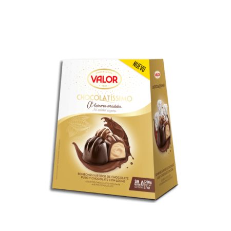 Sectie de Praline asortate fara zahar, 200 g, Valor