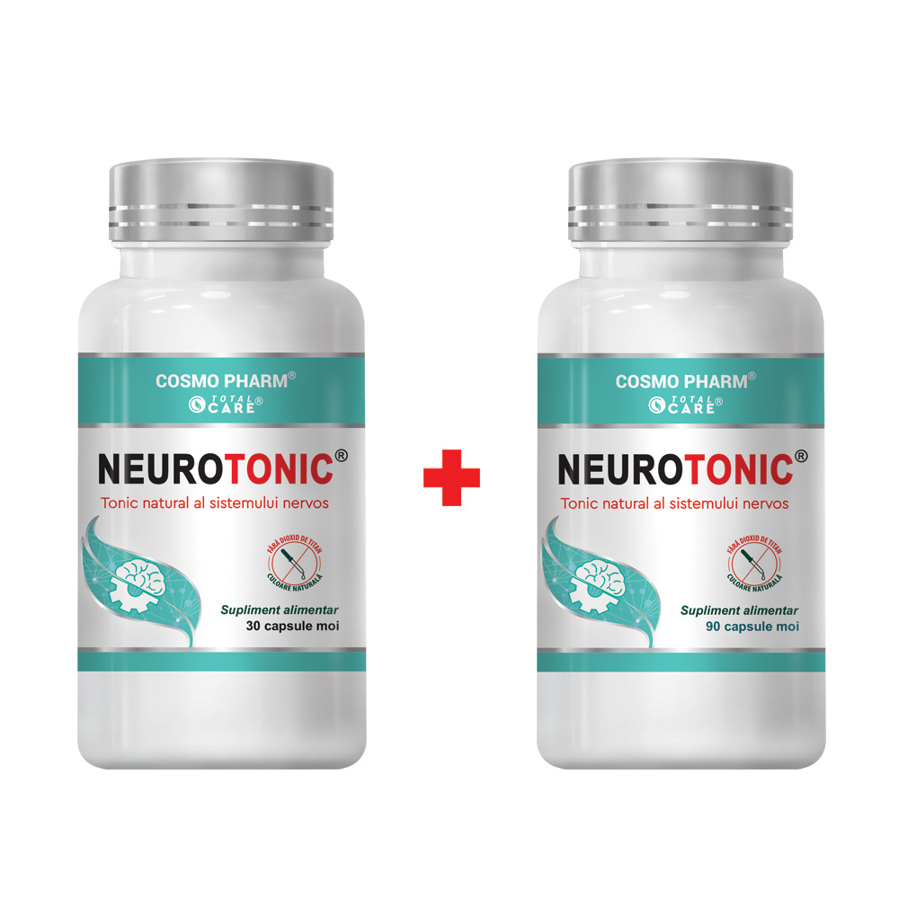 Pachet Neurotonic, 90 + 30 capsule, Cosmopharm