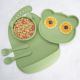 Set pentru diversificare din silicon Panda, 6 luni+, Raw Green, Appekids 613222