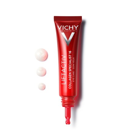 Crema pentru ingrijirea ochilor cu efect antirid Liftactiv Collagen Specialist 16, 15 ml, Vichy 686782