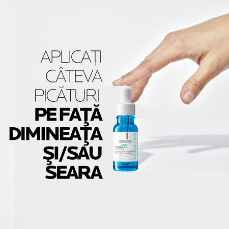 Ser concentrat antirid cu efect imediat ca de lifting Hyalu B5 Booster, 15 ml, La Roche Posay 613349