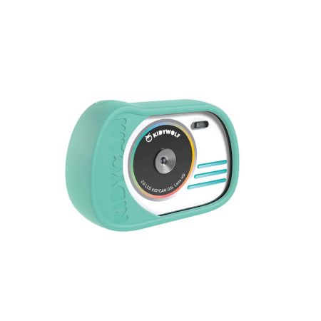 Aparat foto-video digital pentru copii Kidycam, Cyan, Kidywolf 613407