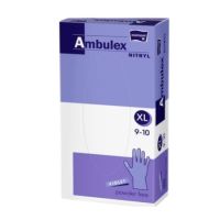 Manusi examinare din nitril nepudrate, masura XL, 100 bucati, Ambulex