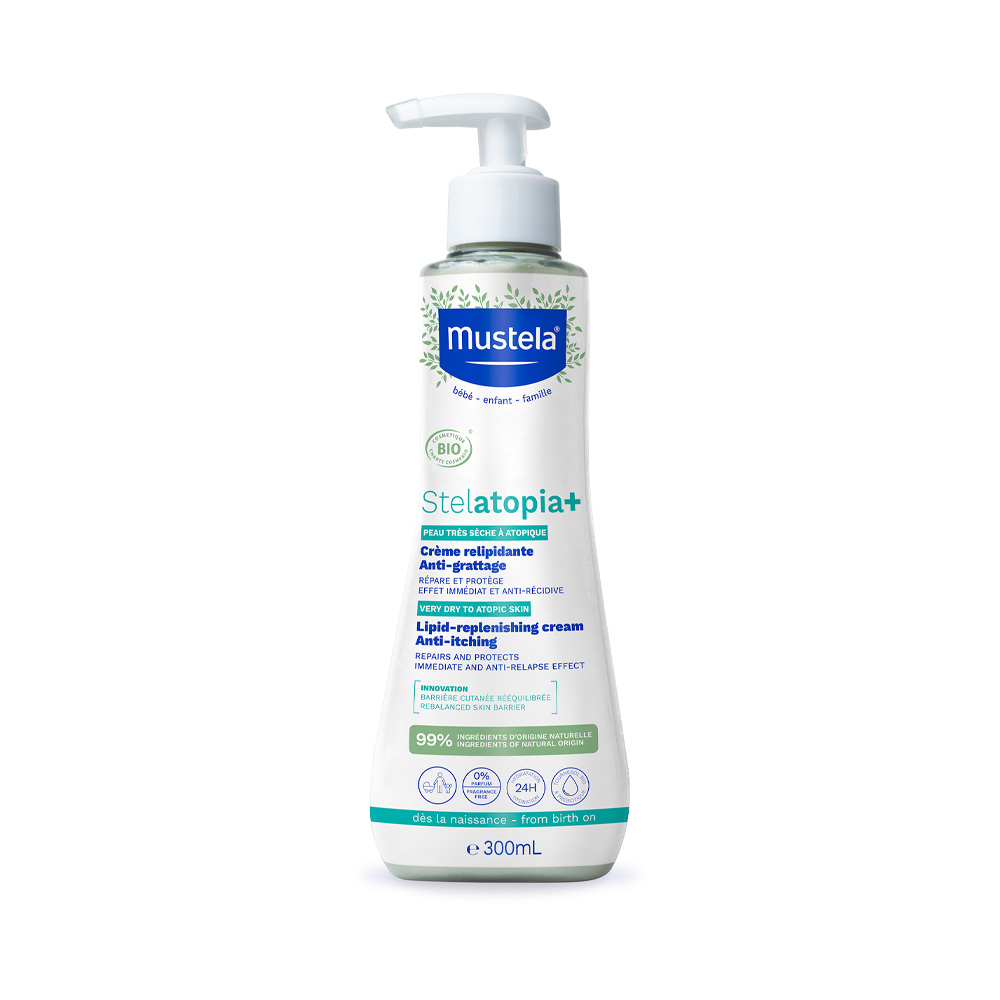 Crema pentru refacerea lipidelor Stelatopia+, 300ml, Mustela