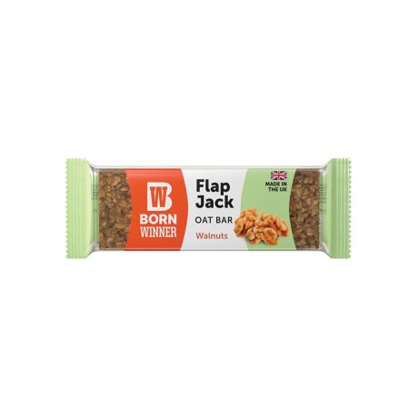 Baton de ovaz cu nuca Flap Jack, 90 g, Born Winner