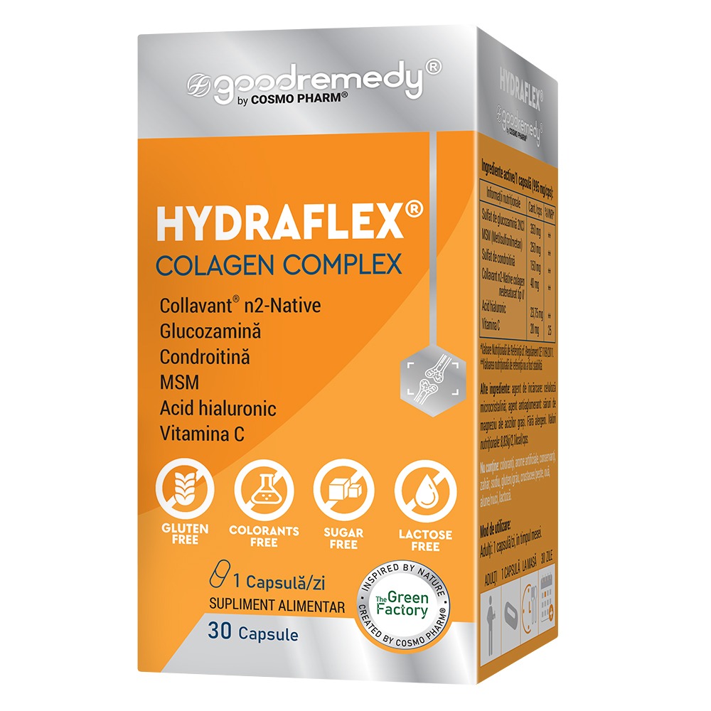 Hydraflex Colagen Complex, 30 capsule, Cosmopharm