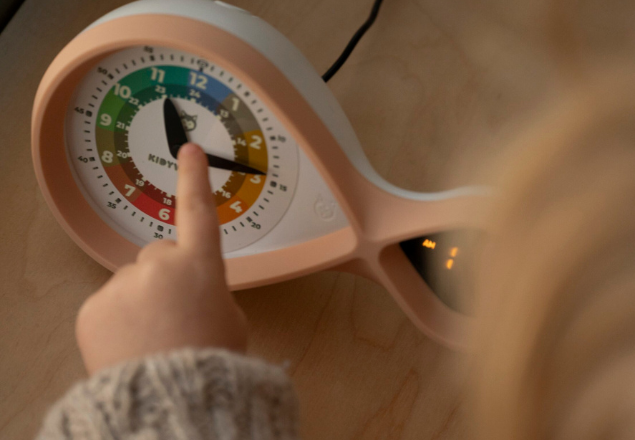 Ceas educational cu alarma pentru copii KidyAlarm, +6 ani, Kidywolf