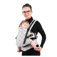 Marsupiu ergonomic The Trendsetter, Diamond Gray, Isara