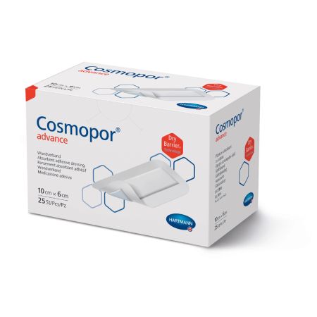 Plasture steril autoadeziv Cosmopor Advance, 10 x 6 cm, 1 bucata, Hartmann 613934