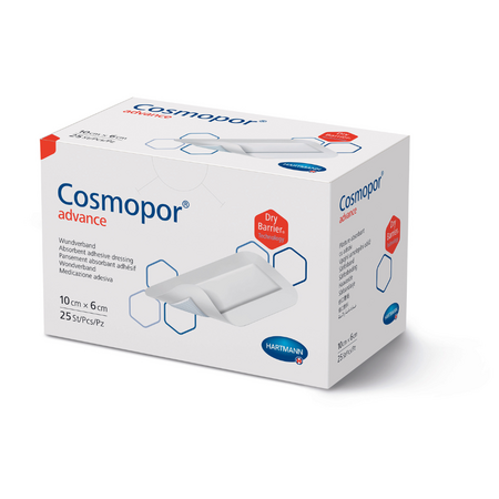 Plasture steril autoadeziv Cosmopor Advance, 10 x 6 cm, 1 bucata, Hartmann 613934