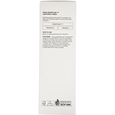 Toner Calmant Heartleaf 77%, 250 ml, Anua 825342