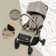 Carucior sport pentru copii Upp, Bubble Beige, Appekids 614032