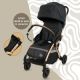 Carucior sport Upp, Jet Black, Appekids 614045