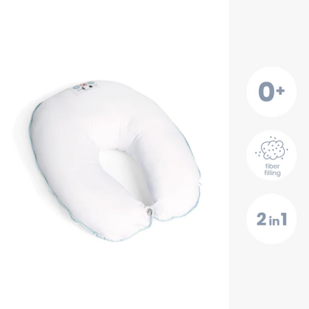 Suport de baita si colac plutitor 2 in 1 Comfy Bath, Alb, Doomoo 614125