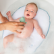 Suport de baita si colac plutitor 2 in 1 Comfy Bath, Alb, Doomoo 614126