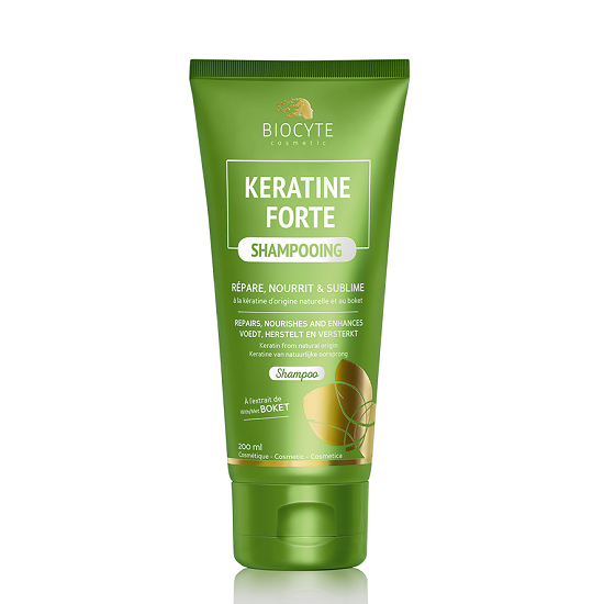 Sampon cu keratina forte, 200 ml, Biocyte