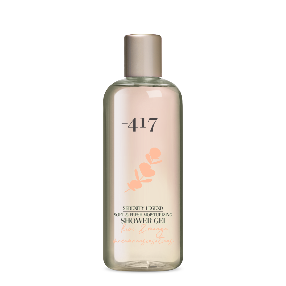 Gel de dus hidratant cu kiwi si mango Serenity Legend, 350 ml, Minus 417