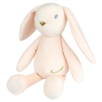 Jucarie de plus fosforescenta Iepure Luminou, 21 cm, +0 luni, Roz, Jemini