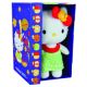 Jucarie de plus Hello Kitty cu rochita verde, 0-36 luni, 20 cm, Jemini 614744