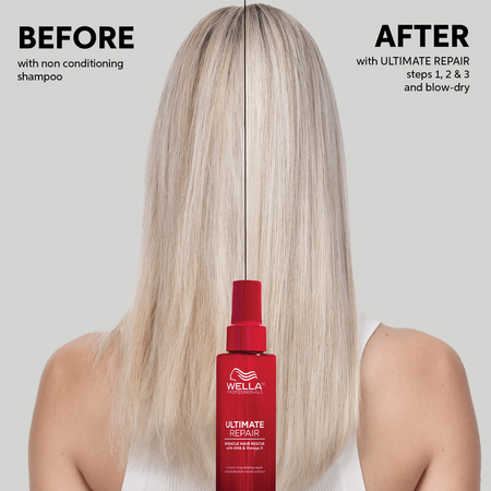 Ser tratament cu AHA si Omega 9 pentru par deteriorat Ultimate Repair, 95ml, Wella Professionals 614831