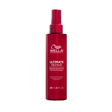 Tratament crema fara clatire cu AHA si Omega 9 pentru par deteriorat Ultimate Repair, 140ml, Wella Professionals