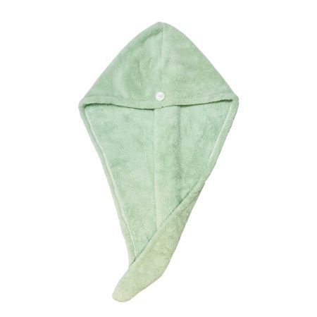 Prosop turban de par cu nasture, Verde, You First