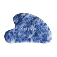 Piatra naturala de masaj facial din Blue Spot Jasper Gua Sha, 1 bucata, You First