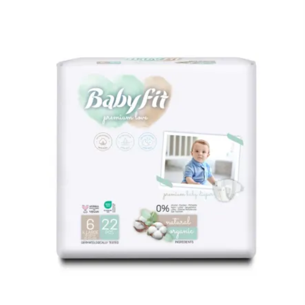 Scutece XL, Nr. 6, +16kg, 22 bucati, Babyfit