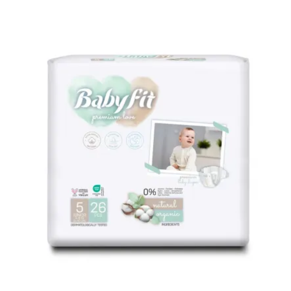 Scutece Junior, Nr. 5, 11-25 kg, 26 bucati, Babyfit