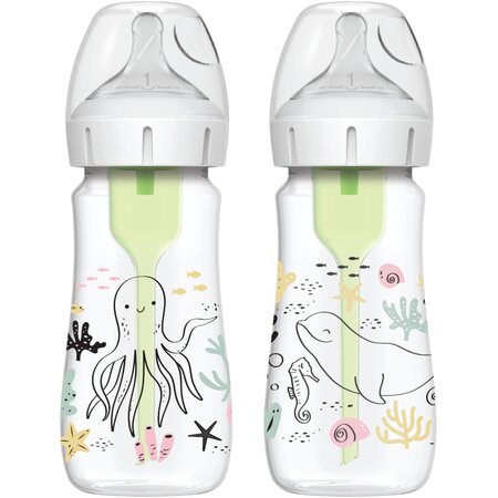 DR BROWN''S OPTIONS PLUS BIBERON CU GAT LARG PP270 ML DESIGN FETITE (BPA FREE) (2 PACK) WB 92028