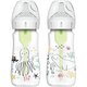 Set Biberon cu Gat Larg Options Plus, 270 ml, 2 bucati, Fete, Dr. Browns 615046