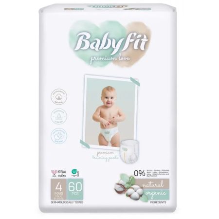 Scutece tip chilot Jumbo 4 Maxi, 7-18 kg, 60 bucati, Babyfit