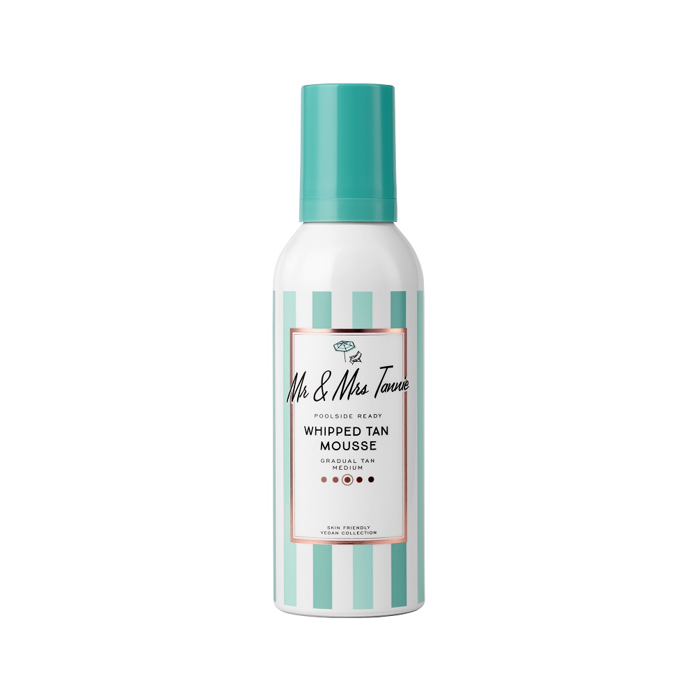 Spuma autobronzanta Whipped Tan Mousse, 200 ml, Mr&Mrs Tannie